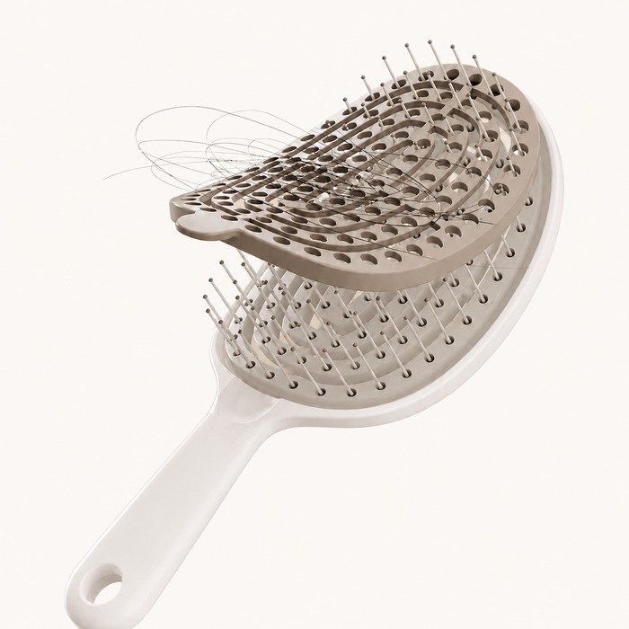Brosse Démêlante Auto-Nettoyante - Zéro Corvée