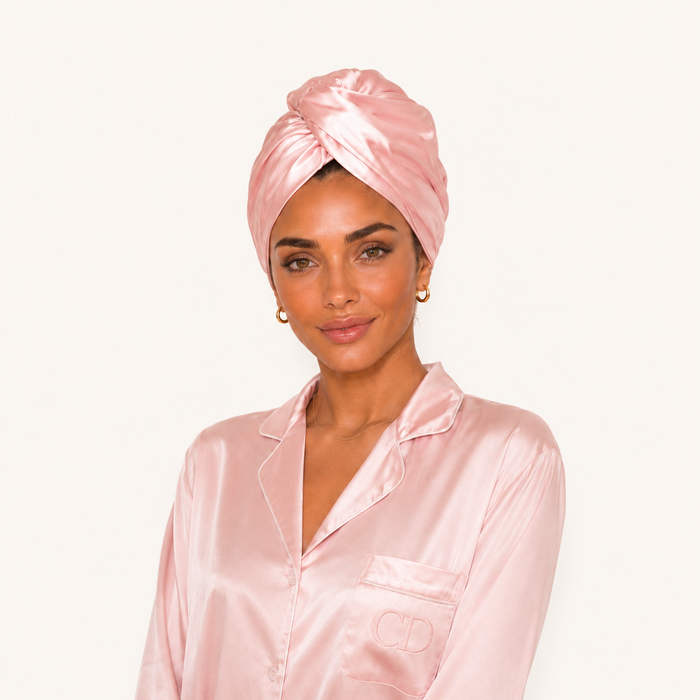 Turban de Séchage Soie de Mûrier - Adieu Frisottis